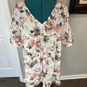 Babydoll floral dress